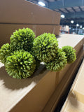 Pom Bunch 9 Head Artificial Filler Flower(Green)