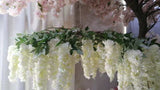 ARTIFICIAL FLOWER HANGING FLOWER LONG GARLAND WISTERIA pre-made