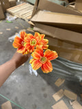 Cosmos orange ARTIFICIAL FLOWER SUN FLOWER family