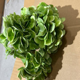 New Artificial Flower Green Hydrangea Bunch 5 head