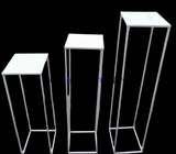 1.5 m With surface top Modern Rectangular Stand Metal Geometric Vases 60'' phone booth