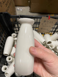 Ceramic Small White vase 4.5”-5”