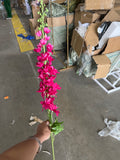 New Long Stem Artificial Silk flower Delphinium (hot pink)