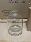 4.3" Clear Bud Vase (M) XDG2024G-1 round vase wedding centerpiece