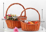 White Basket for gifts (S)or picnic