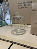 4.3" Clear Bud Vase (M) XDG2024G-1 round vase wedding centerpiece