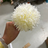 New Single Cream Pom Artificial Filler Flower