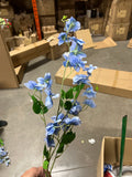 Large Blue DENDROBIUM ORCHID SILK FLOWER (Blue)