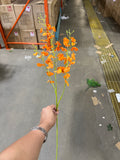 New Artificial Flower Orange Sudden Dancing Lady orchid silk flower