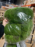 Assorted sizes pack of 4 Dark green Moss stone