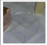 Clear Acrylic Money box 9”x9”x9”H