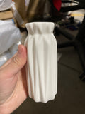 Ceramic Small White vase 4.5”-5”