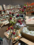 Small Pomegranate branch with leaf Artificial Fruit