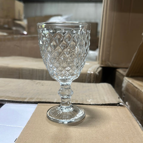 Clear diamond drinking Glass drinkware cup goblet