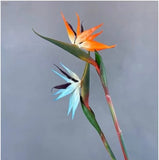 Birds of paradise orange for Wedding tropical artificial flower real Touch