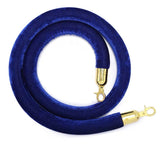 1.5m Velvet rope for stanchion post for wedding party aisle opening ceremony