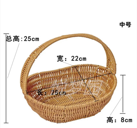 Boat Basket Rattan (M)