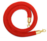 1.5m Velvet rope for stanchion post for wedding party aisle opening ceremony