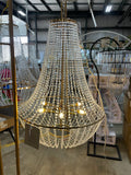 Basket Hanging Chandelier Decoration 40”H