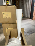 Wedding 24" White Pilsner/Cone/Trumpet Vase