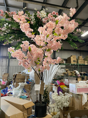 4.5 feet Cherry Blossom mini Tree in a pot Pink XDJ1328-45