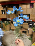 Cosmos Light Blue ARTIFICIAL FLOWER SUN FLOWER family