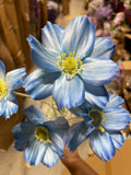 Cosmos Light Blue ARTIFICIAL FLOWER SUN FLOWER family