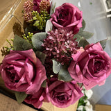 New Bulgaria Roses Artificial Flower (Hot Pink)